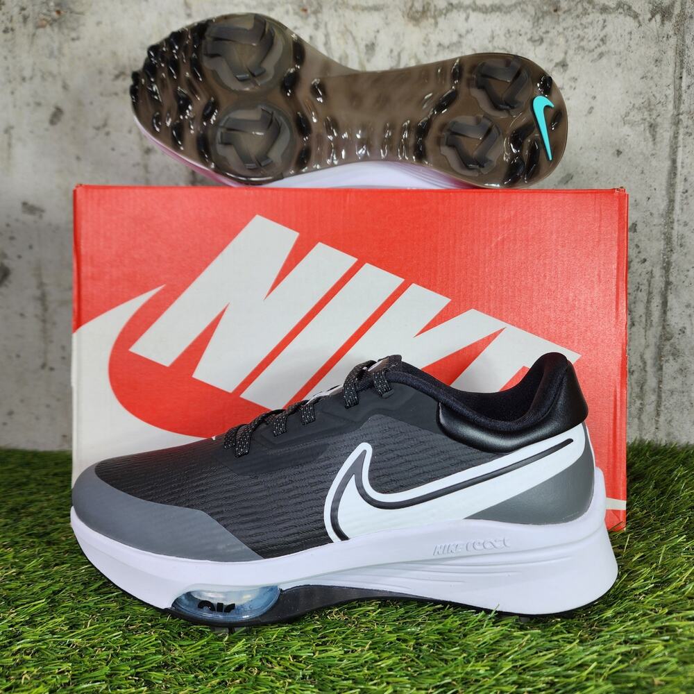 MSRP $160, Nike Air Zoom Infinity Tour NEXT% Golf Shoes, size 7, Black/White